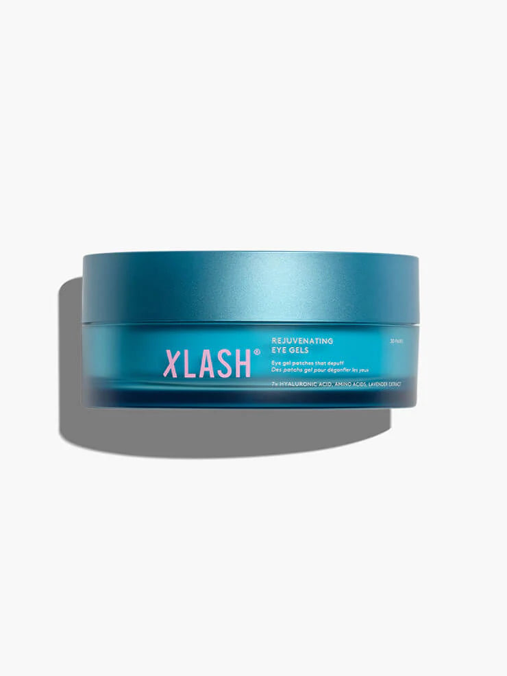 XLASH Rejuvenating Eye Gels pakiranje proizvoda na bijeloj pozadini