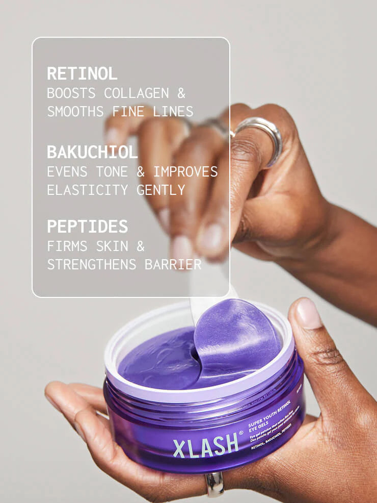 Otvorena posudica XLASH Super Youth Eye Gels sa špatulicom