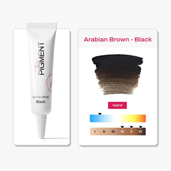 MICROBLADING PIGMENT - ARABIAN BROWN (BLACK) - 10ML