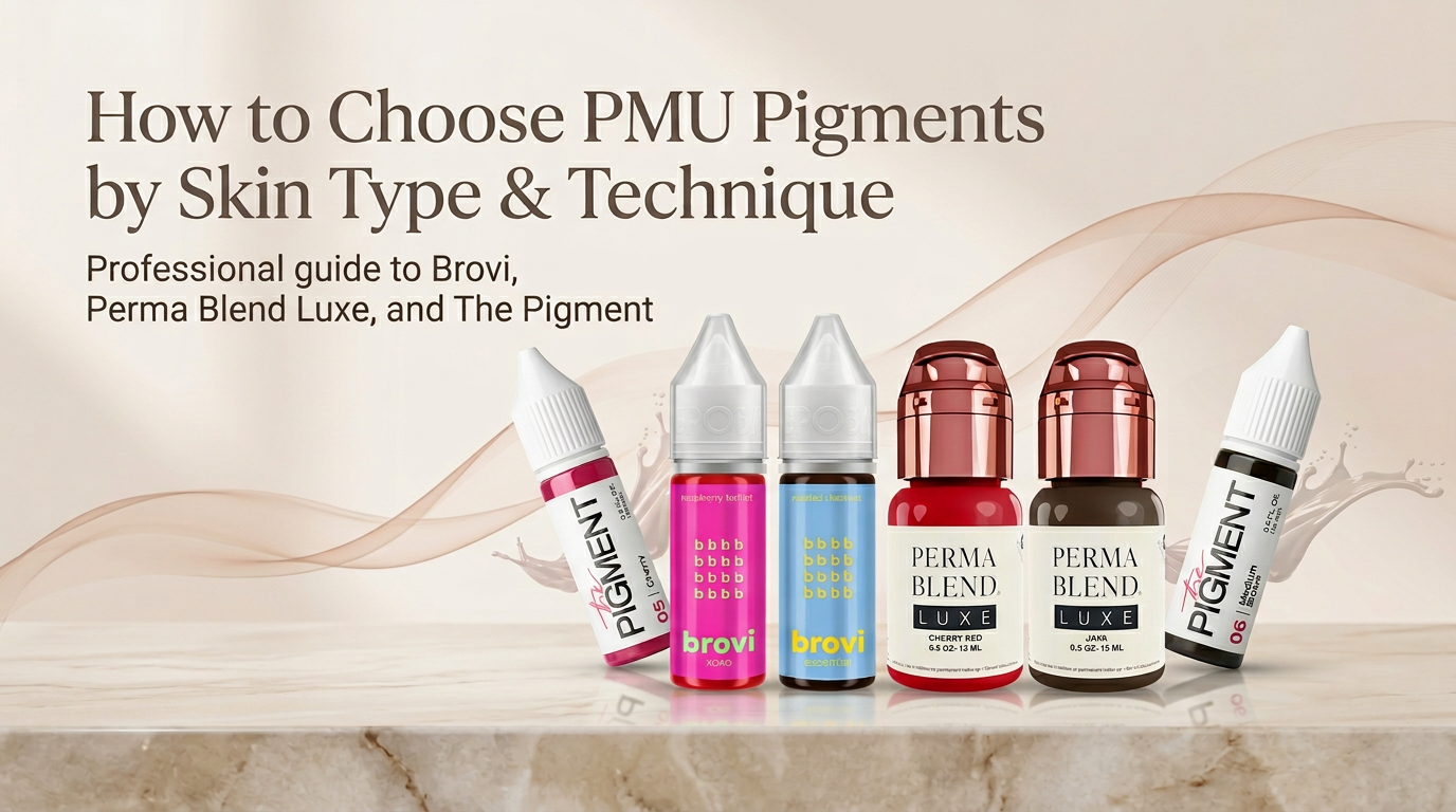 Kako odabrati PMU pigment prema tipu kože i tehnici rada