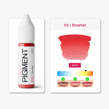 The Pigment 01 Scarlet pigment za usne nijansa – 15ml