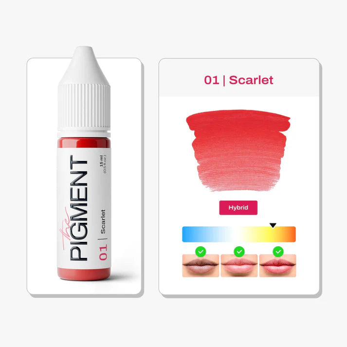The Pigment 01 Scarlet pigment za usne nijansa – 15ml