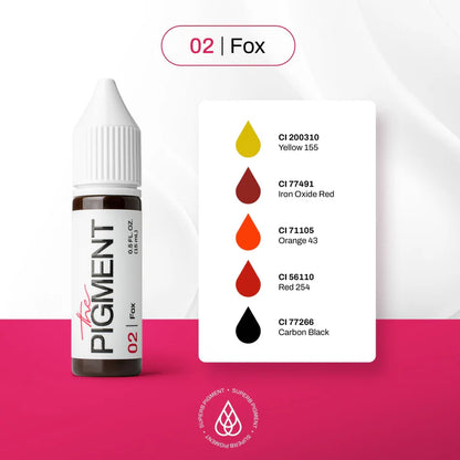 02 Fox pigment za microblading – The Pigment Hrvatska