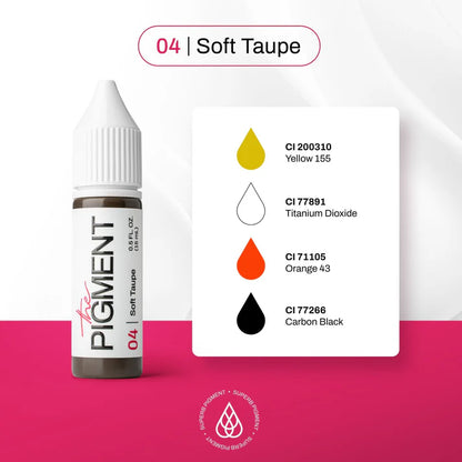 PMU pigment The Pigment Soft Taupe – neutralna zlatna nijansa
