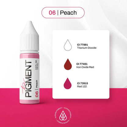 Profesionalni pigment za usne 06 Peach – The Pigment Hrvatska