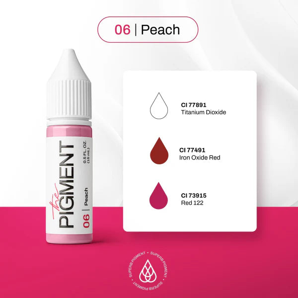 Profesionalni pigment za usne 06 Peach – The Pigment Hrvatska