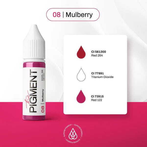 PMU pigment 08 Mulberry – intenzivna hladna nijansa