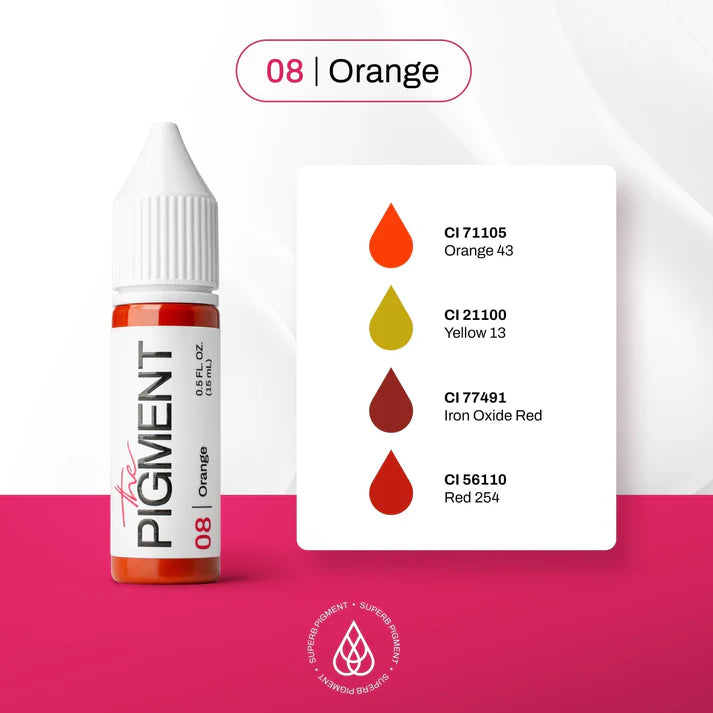 08 Orange pigment za obrve – The Pigment Hrvatska