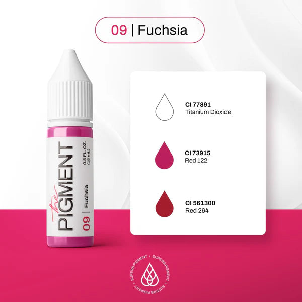 Profesionalni pigment za usne 09 Fuchsia – The Pigment Hrvatska
