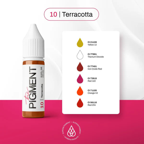 10 Terracotta – The Pigment profesionalni pigment za trajnu šminku usana