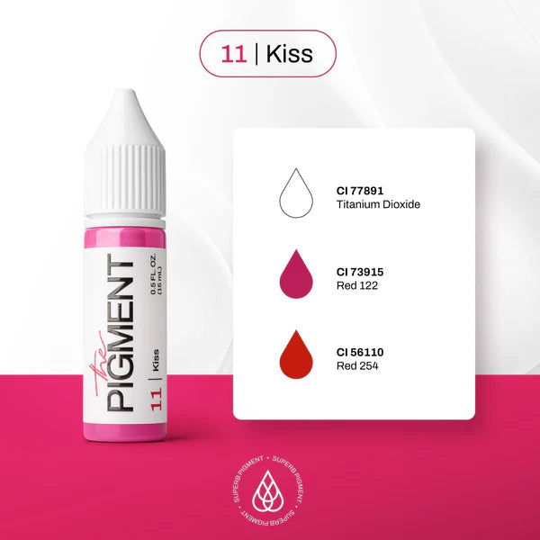 11 Kiss The Pigment – roza nijansa za PMU tretmane usana