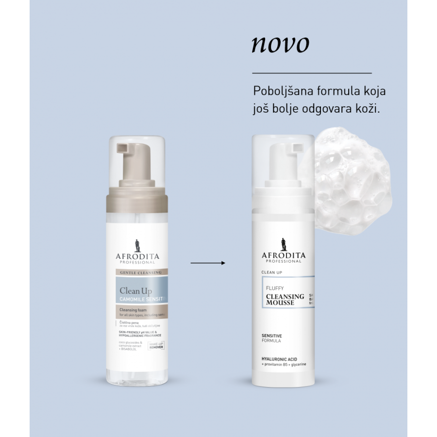 AFRODITA CLEAN UP MOUSSE CLEANSING FOAM (200ml)