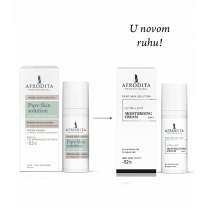 AFRODITA PURE SKIN SOLUTION ULTRA LAGANA HIDRATANTNA KREMA - EMULZIJA