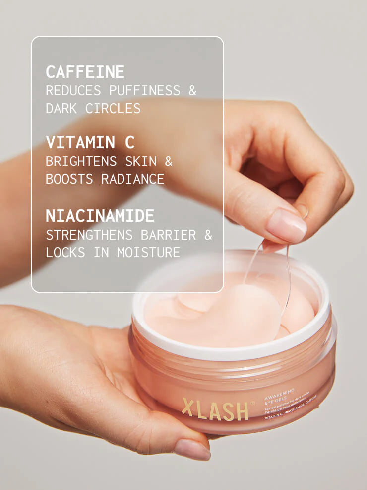 Otvorena posudica XLASH Awakening Eye Gels sa špatulicom