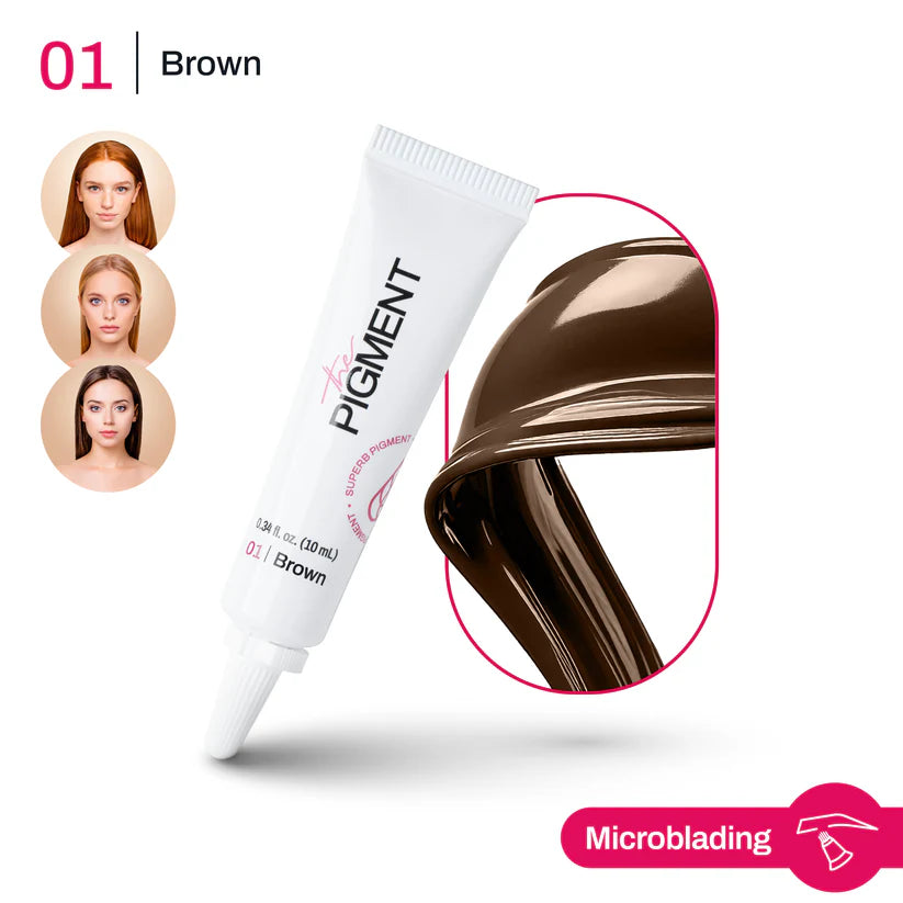 The Pigment - Microblading pigment Brown 1 – pakiranje od 10 ml