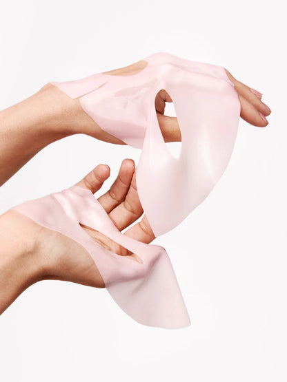 Detaljan prikaz XLASH hidrogel teksture maske