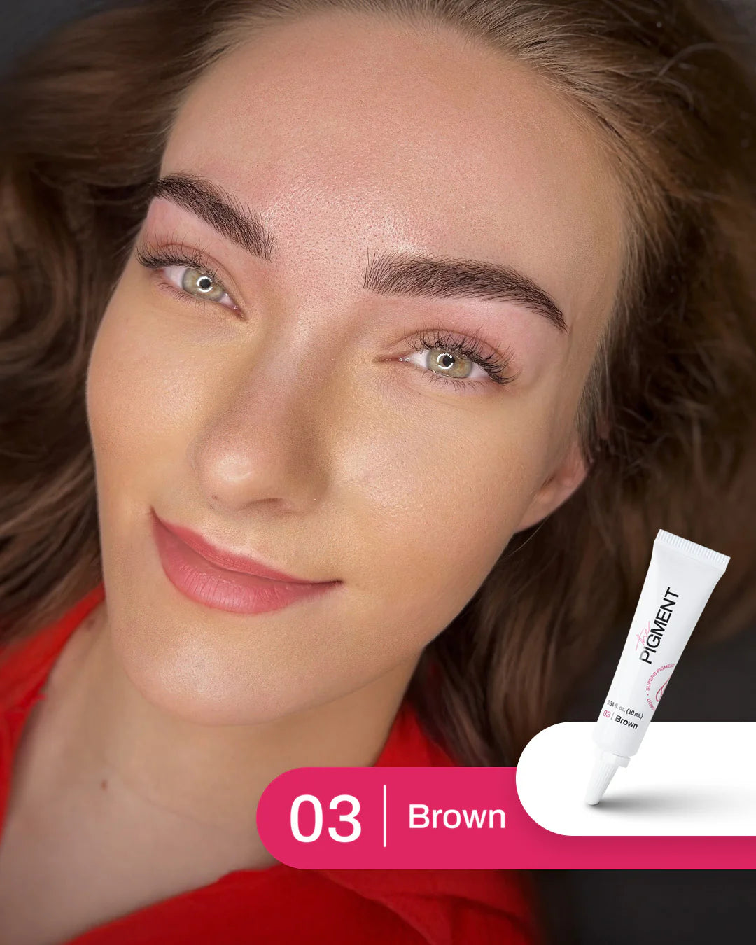 The Pigment Brown 3 – aplikacija na modelu