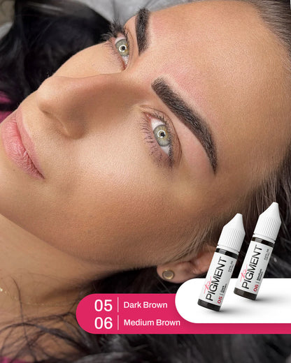 PMU pigment za obrve i eyeliner – The Pigment 05 Dark Brown – dugotrajan rezultat