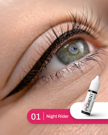 Night Rider 01 – PMU pigment za klasične i moderne eyeliner stilove