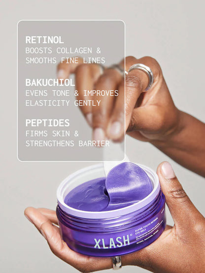 Otvorena posudica XLASH Super Youth Eye Gels sa špatulicom