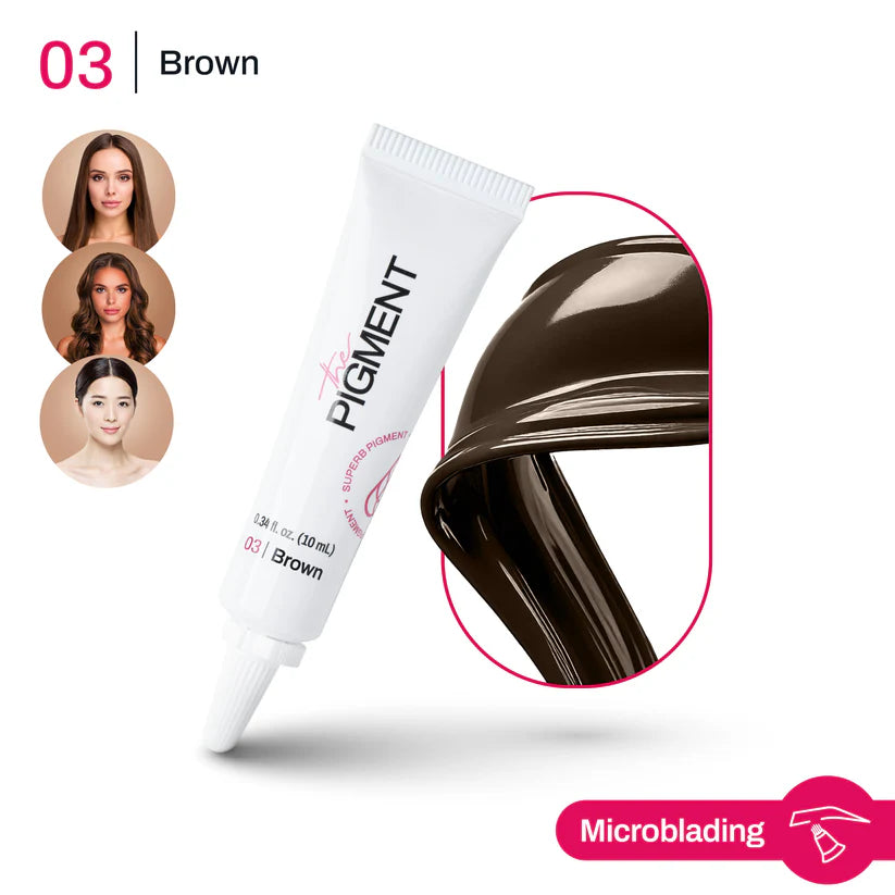 Pigment The Pigment Brown 3 – bočica 10ml za microblading