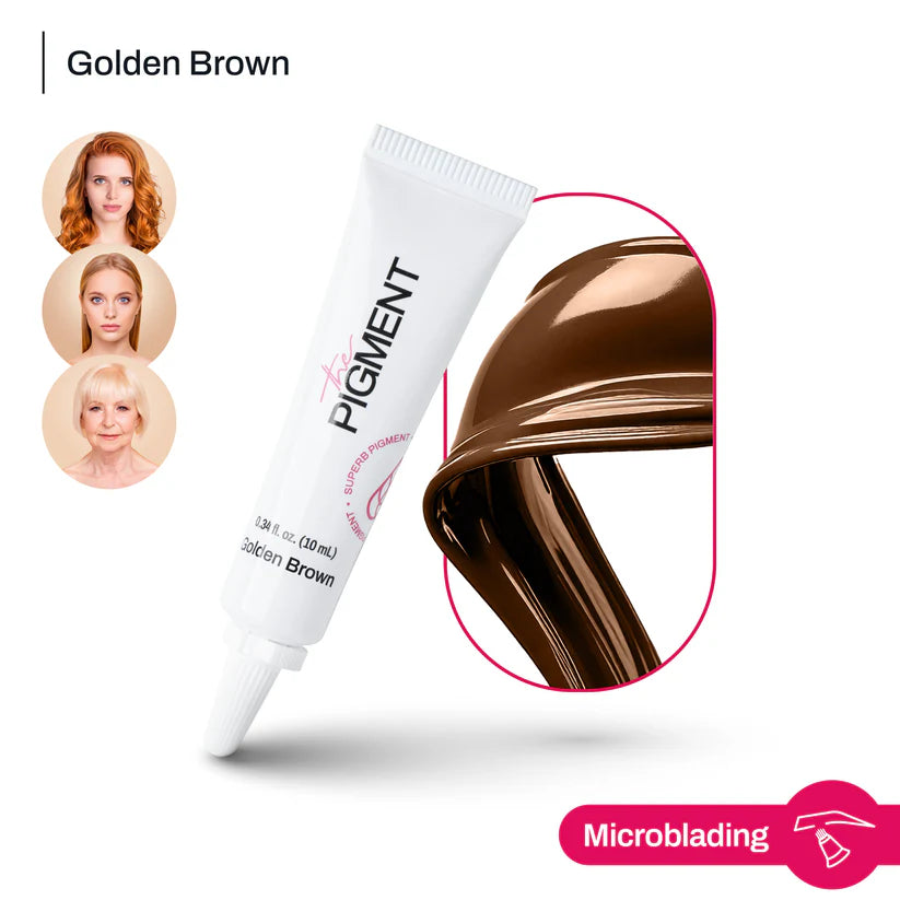 The Pigment Goldenbrown pigment za microblading – bočica 10ml