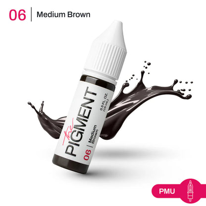 Pigment za obrve i eyeliner 06 Medium Brown – The Pigment Hrvatska