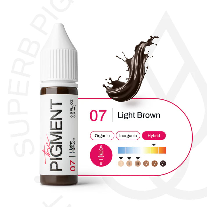 Profesionalni pigment The Pigment 07 Light Brown za PMU