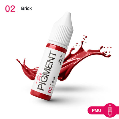 The Pigment 02 Brick pigment za usne – 15ml