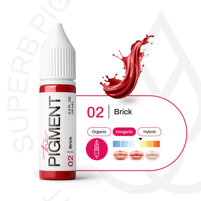 02 Brick – The Pigment profesionalni pigment za usne