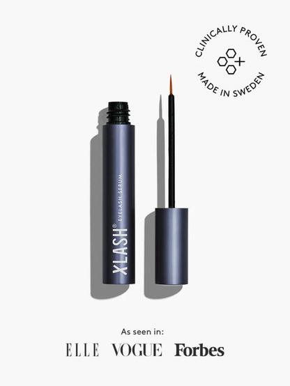 XLASH Eyelash Serum pakiranje na bijeloj pozadini