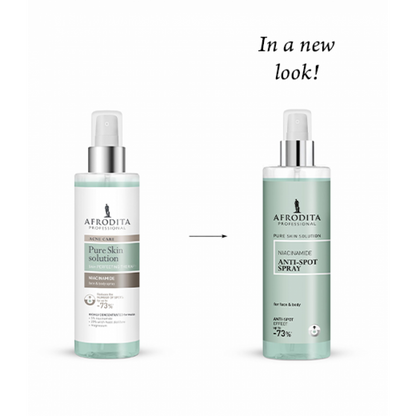 AFRODITA PURE SKIN ANTI-SPOT FACE AND BODY SPRAY 190ML