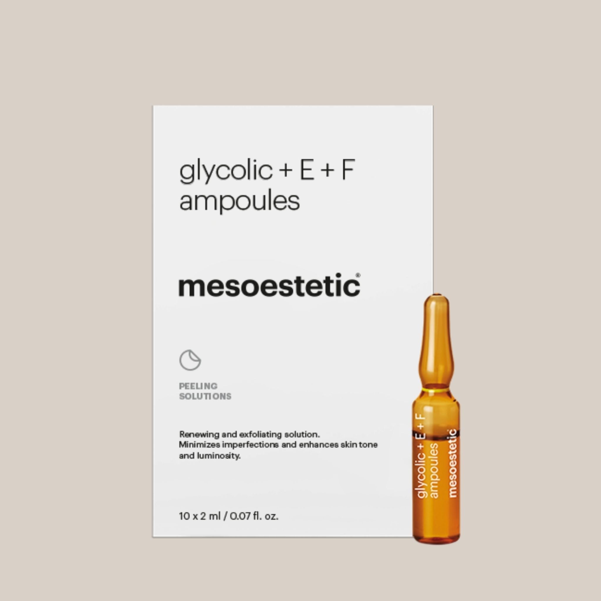 mesoesthetic glycolic 10%E+F ampoules