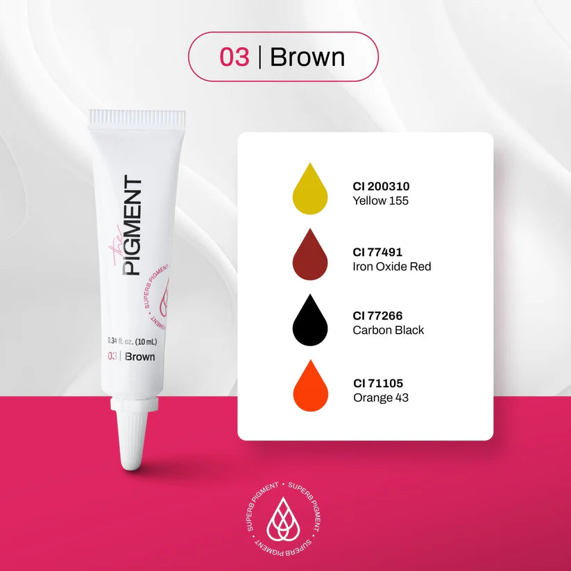 Hibridni pigment The Pigment Brown 3 za obrve