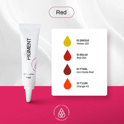 The Pigment RED modificator pigment za microblading