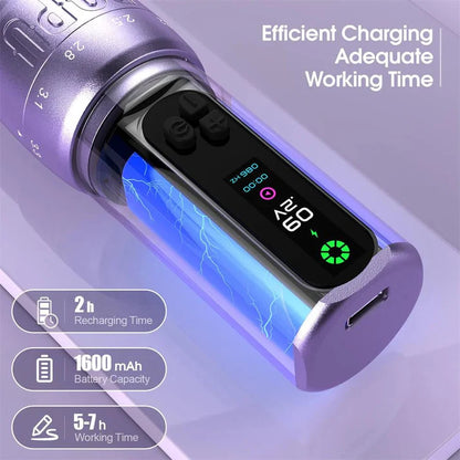 Prikaz baterije i digitalnog ekrana na bežičnom POPU DIVA uređaju